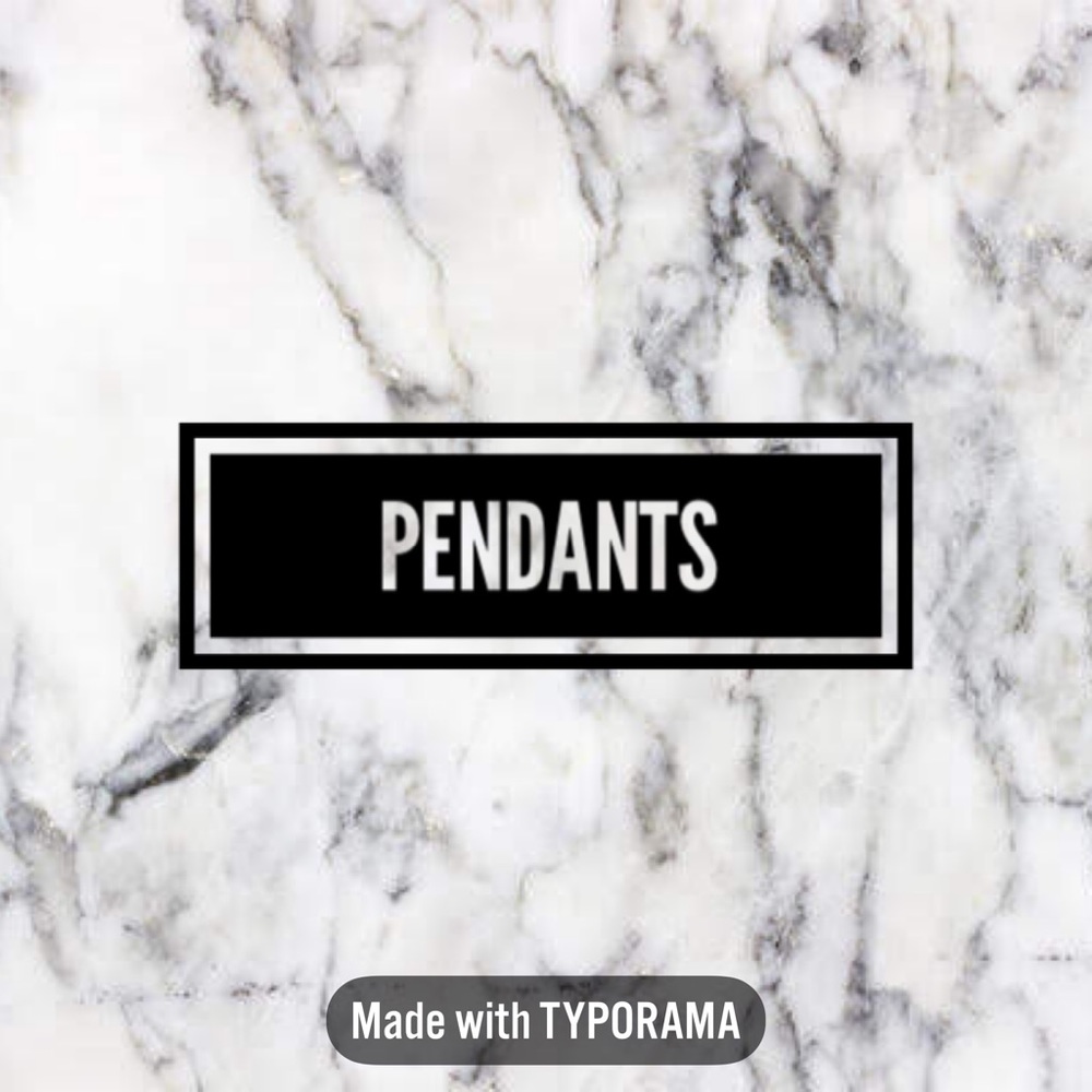 Pendants & Misc.
